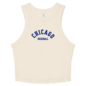 Chicago Baseball | Chicago Shirt Women | Chicago Tank Top | Chicago Crop Top | Cute Chicago Tank | Baseball Crop Top
