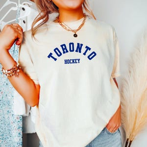 Toronto Hockey | Hockey Shirts Women | Toronto Game Outfit | Women&#39;s Hockey Shirt | Toronto Shirt | Hockey T-Shirt | The Game Day Edit