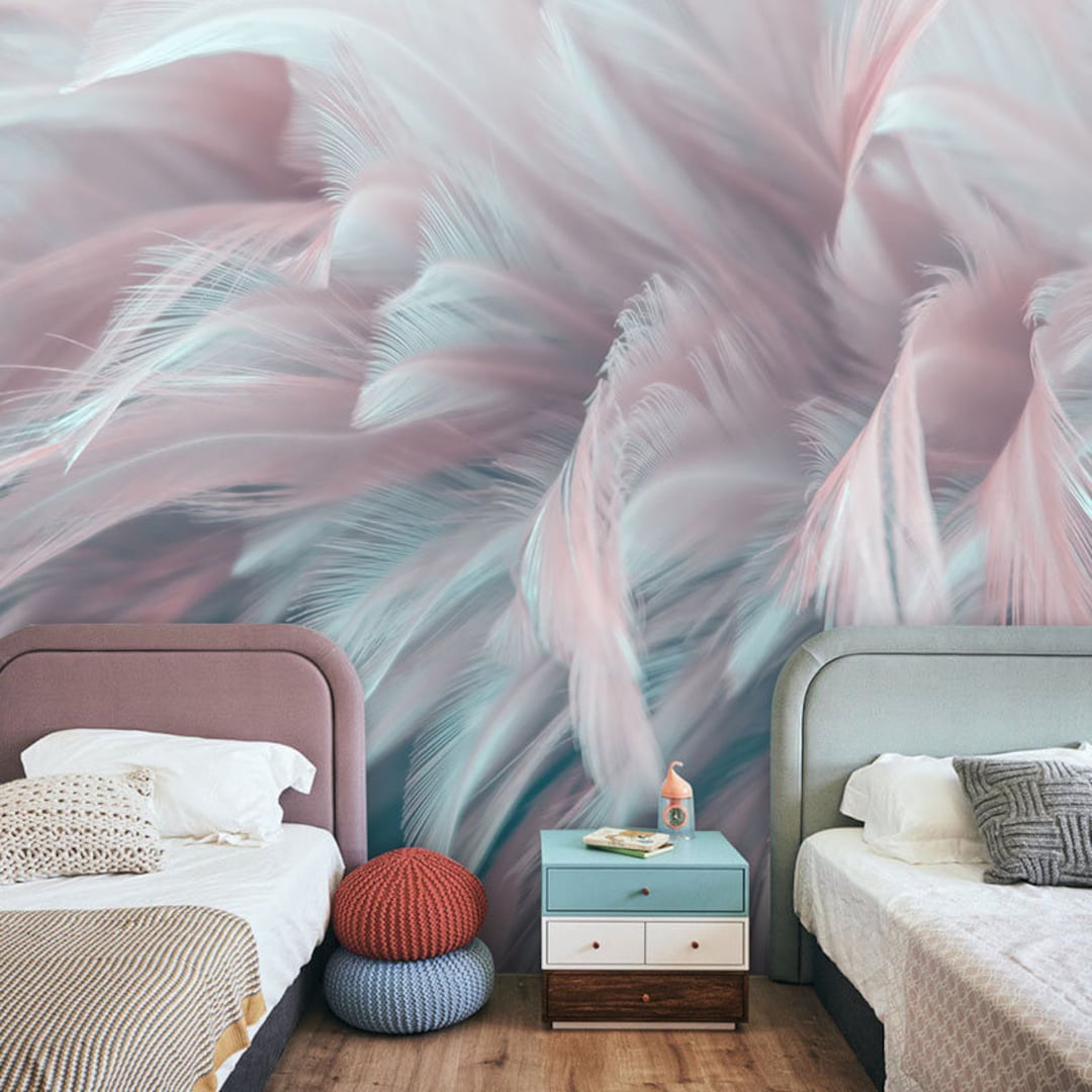 3D Colorful Feathers Wallpaper Wall Mural Vivid Feathers Wall - Etsy 3D Colorful Feathers Wallpaper Wall Mural Vivid Feathers Wall - Etsy