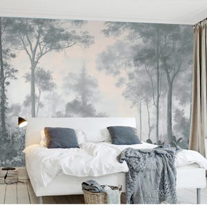Tropical Trees Forest Jungle Woodland Wallpaper Wall Mural Home Decor