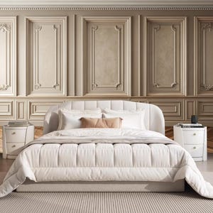 Classic Interior Mouldings Wallpaper Mural: Home Decor