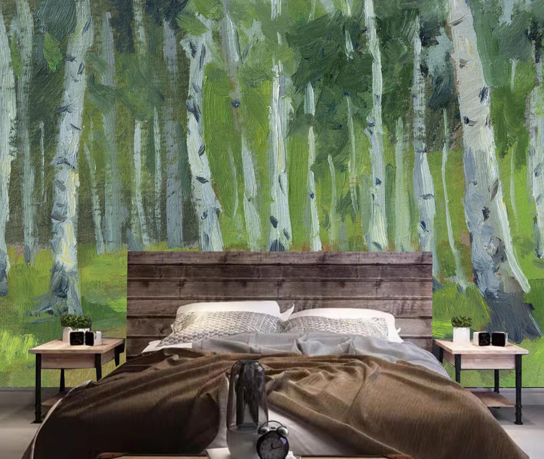 Murals Your Way Spring Birch Forest Wall Mural