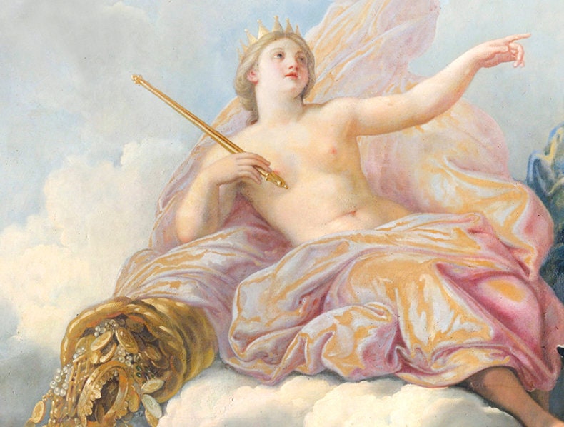 Custom Mural Wallpaper European-Style Small Angel Cupid Tv - View #8