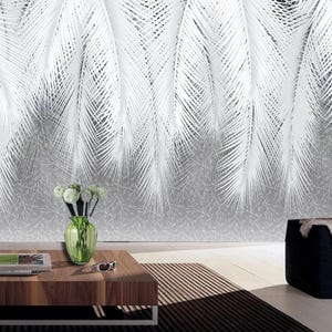 Tropical Plam Leaves Wallpaper Wall Mural Home Decor