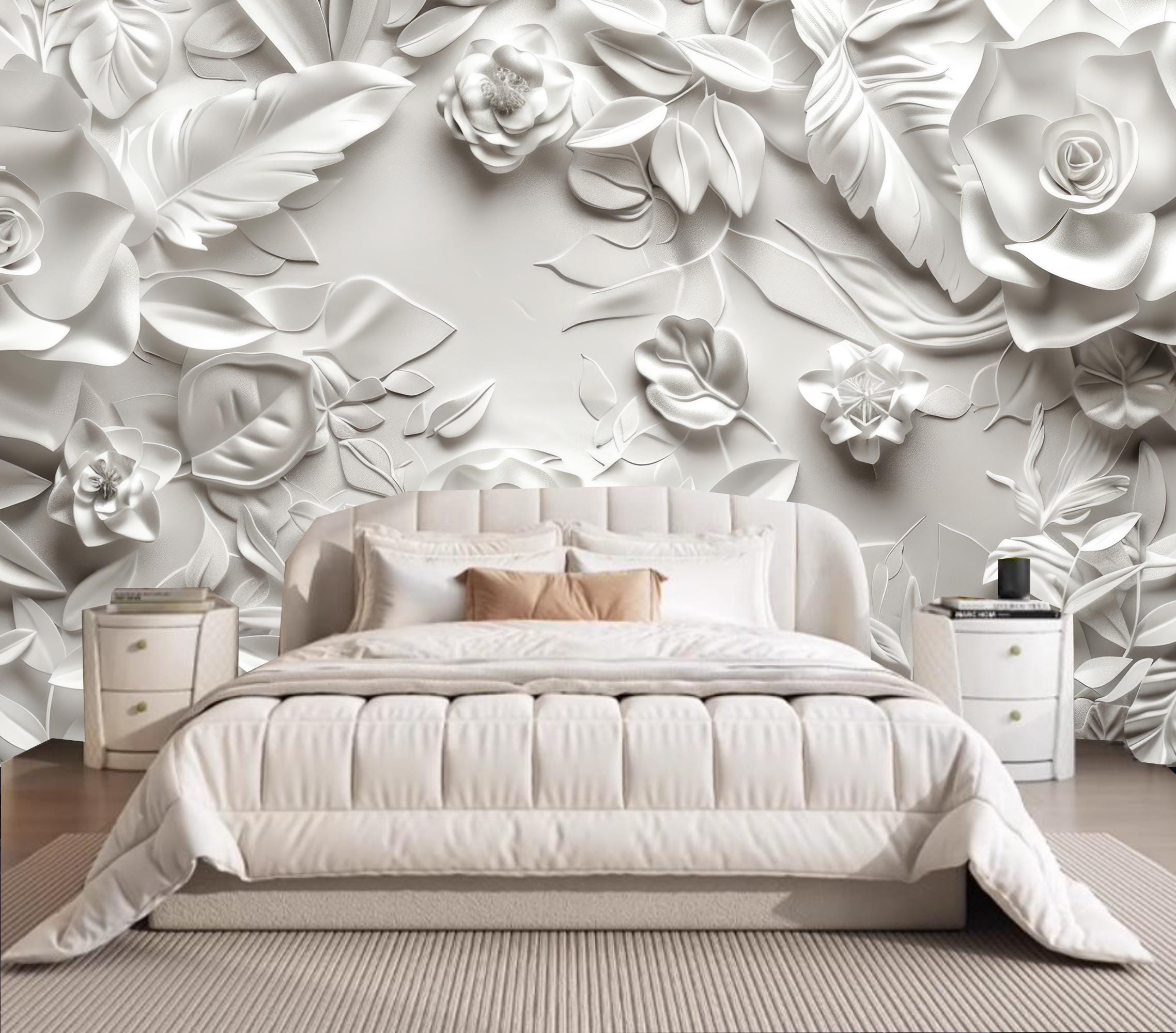 Photo Wallpaper 3D Tropical Plant Banana Leaf Flamingo Wall Mural Non-Woven Mural Living Room Bedroom Wallpaper 250(w) X175(H) Cm - View #5