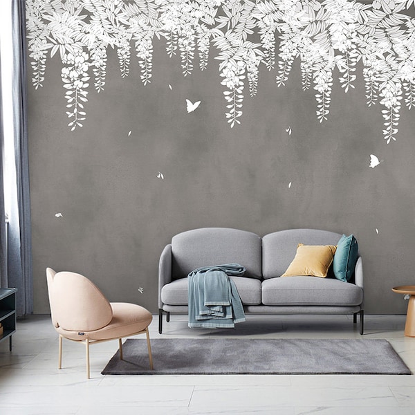 Wisteria Wall Decal - Etsy