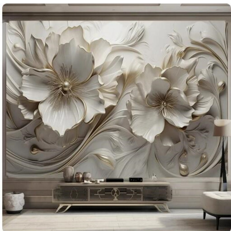 Topographic Abstract Background Luxury 3d Wallpaper - Etsy UK