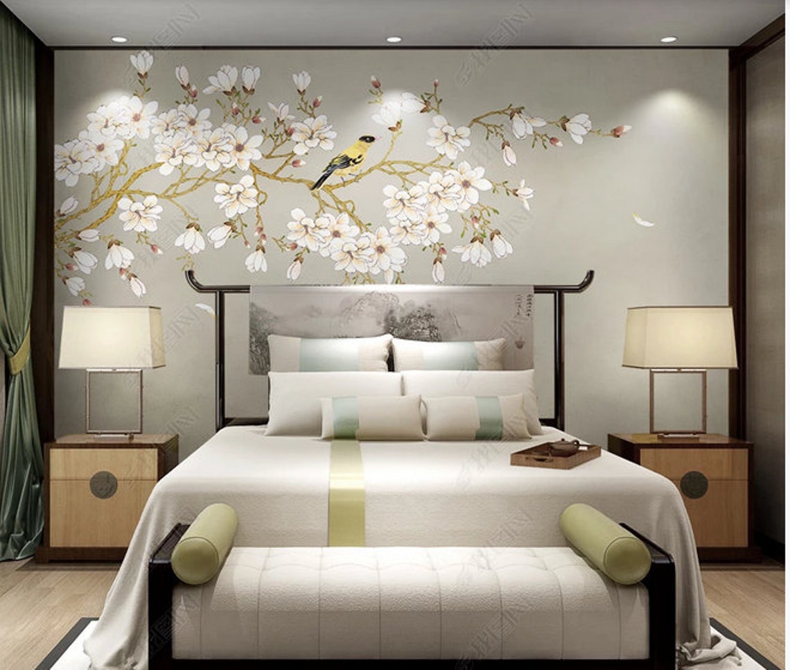 Kit De Couette Northcott – Art Glass Magnolia Stonehenge – Vitrail Floral 37"x56"
