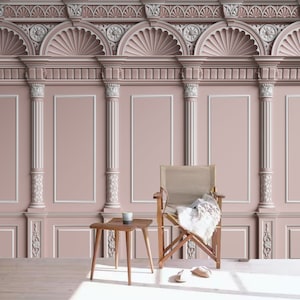 Classic Column Interior Wall Mural: 3D Wallpaper Decor