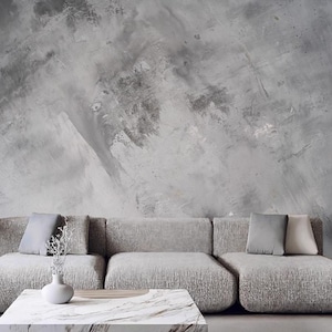Abstract Grey Marble Wallpaper Wall Mural Wall Decor
