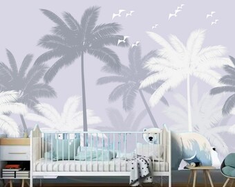 Coconut Tree Wallpaper Wall Mural Home Decor for Living Room Bedroom Dinning Room