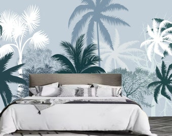 Coconut Tree Wallpaper Wall Mural Home Decor for Living Room Bedroom Dinning Room