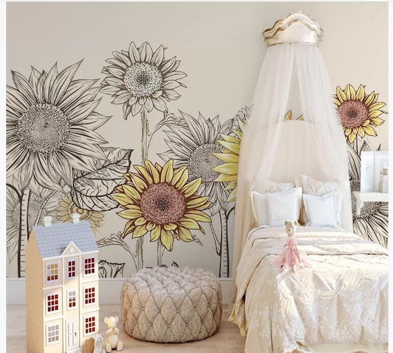 sunflower baby room