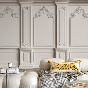 Roman Column Classic Interior with Mouldings Wallapper Wall Mural Home Decor