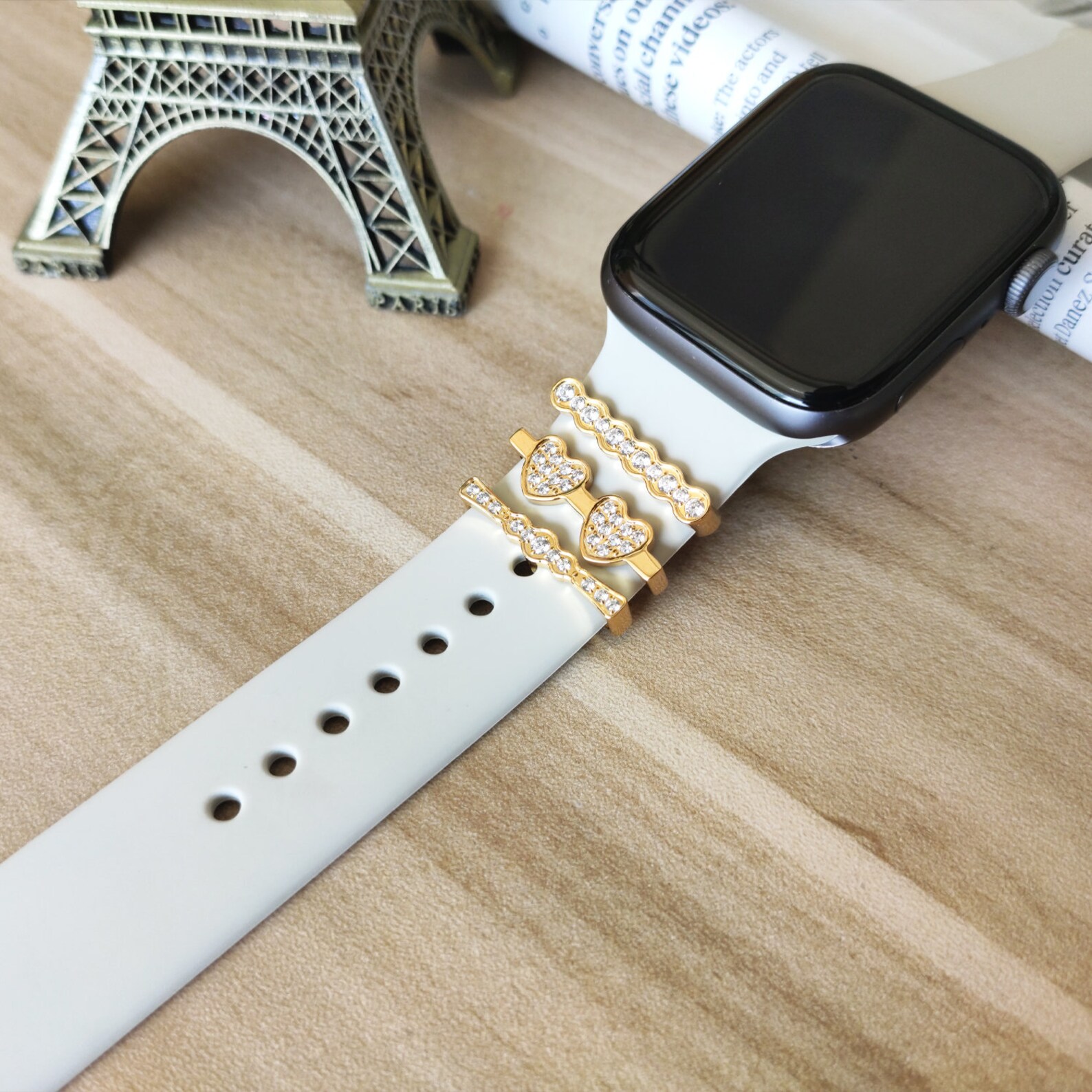 Smart watch band decorative rings charms Etsy