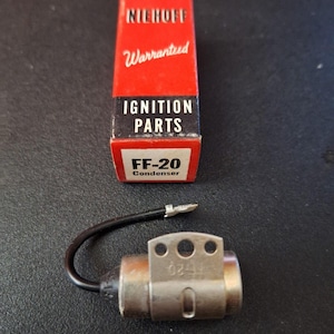 Niehoff FF-20 Distributor Condenser Vintage Vehicles Car Part New Old Stock USA