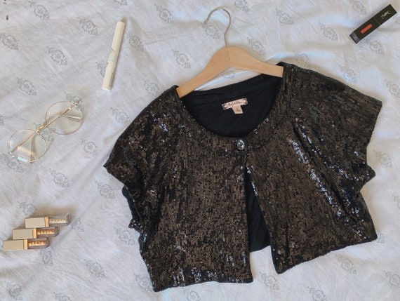 sparkly cardigan