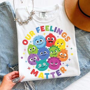 Maglietta per la sensibilizzazione sull'autismo, regalo per insegnanti di sostegno, maglietta di supporto per le mamme, messaggio di sostegno allo spettro autistico, abbigliamento, neurodiversità, accettazione dei sentimenti.