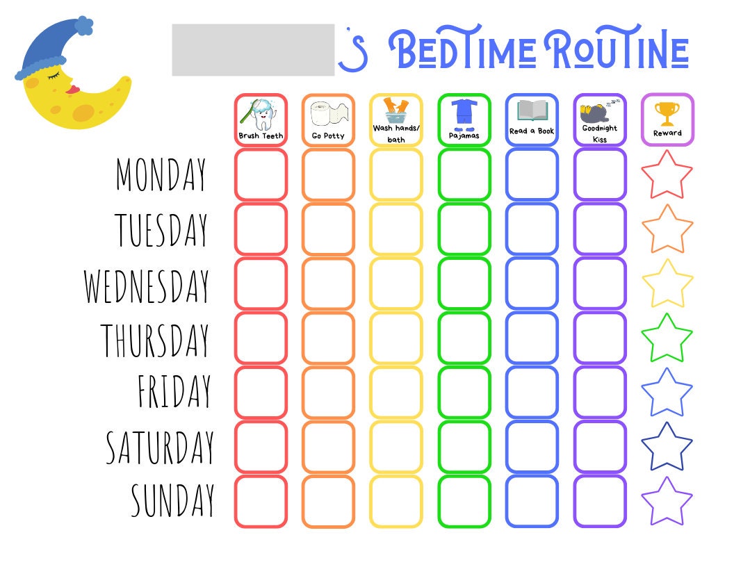 bedtime-routine-checklist-for-toddlers-digital-download-etsy