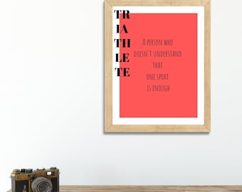 Digital Download Triathlon Art, TRI art, INSTANT DOWNLOAD