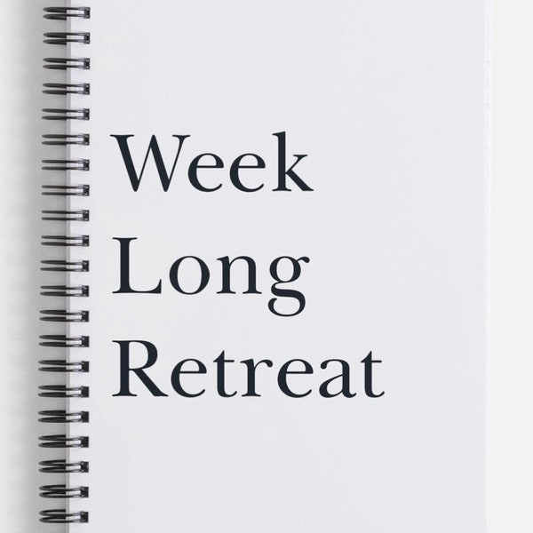 Dr. Joe Dispenza | Week Long Retreat Notebook | Dr Joe Dispenza week Long | Dr Joe Dispenza Journal