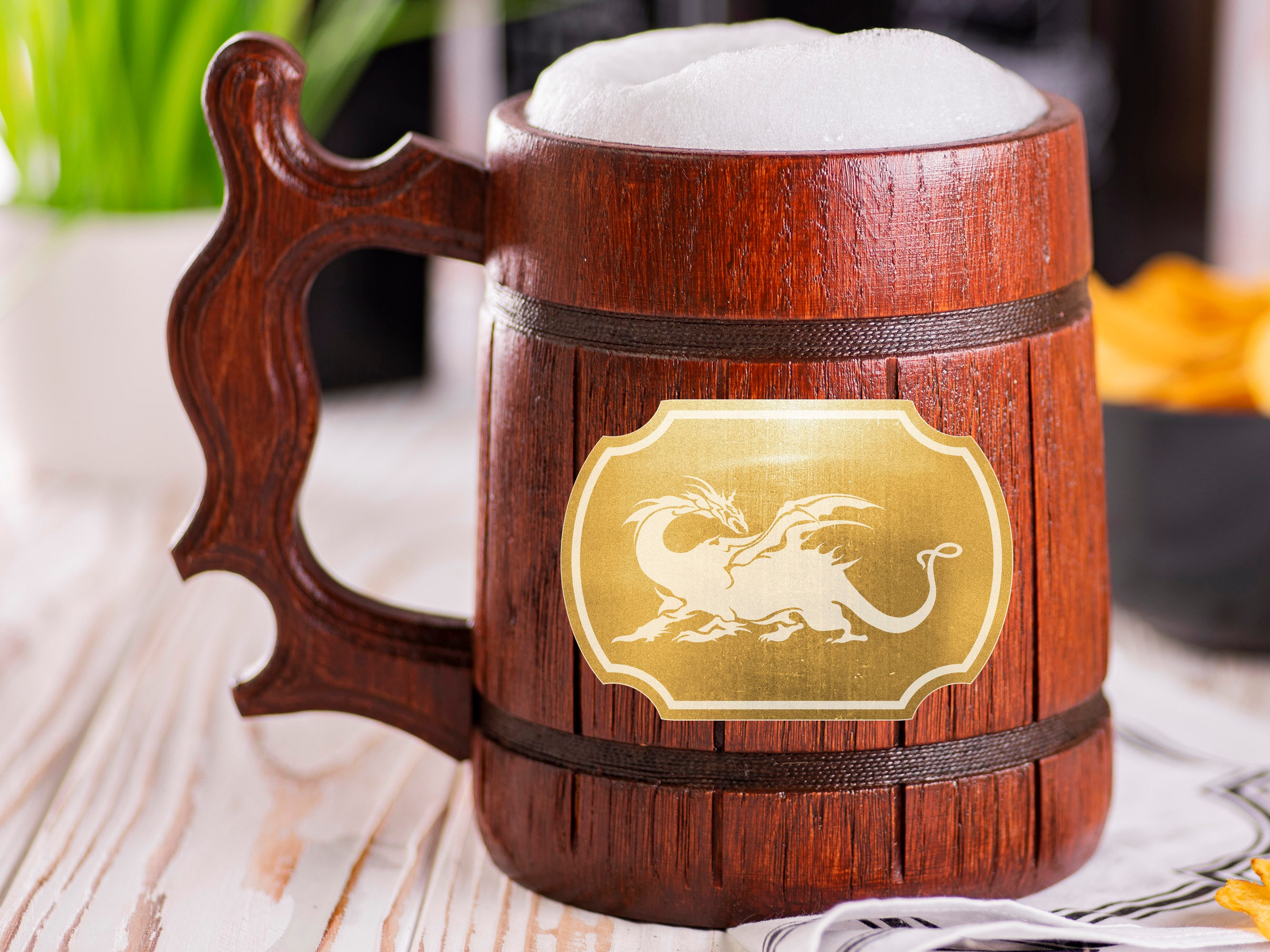 Gamer Gift Geek Gift Gift Idea Tricorn Beer Stein Destiny Wooden Tankard Destiny Beer Mug Gamer Gift Geek Gift Gift Idea Tricorn Beer Stein Destiny Wooden Tankard Destiny Beer Mug
