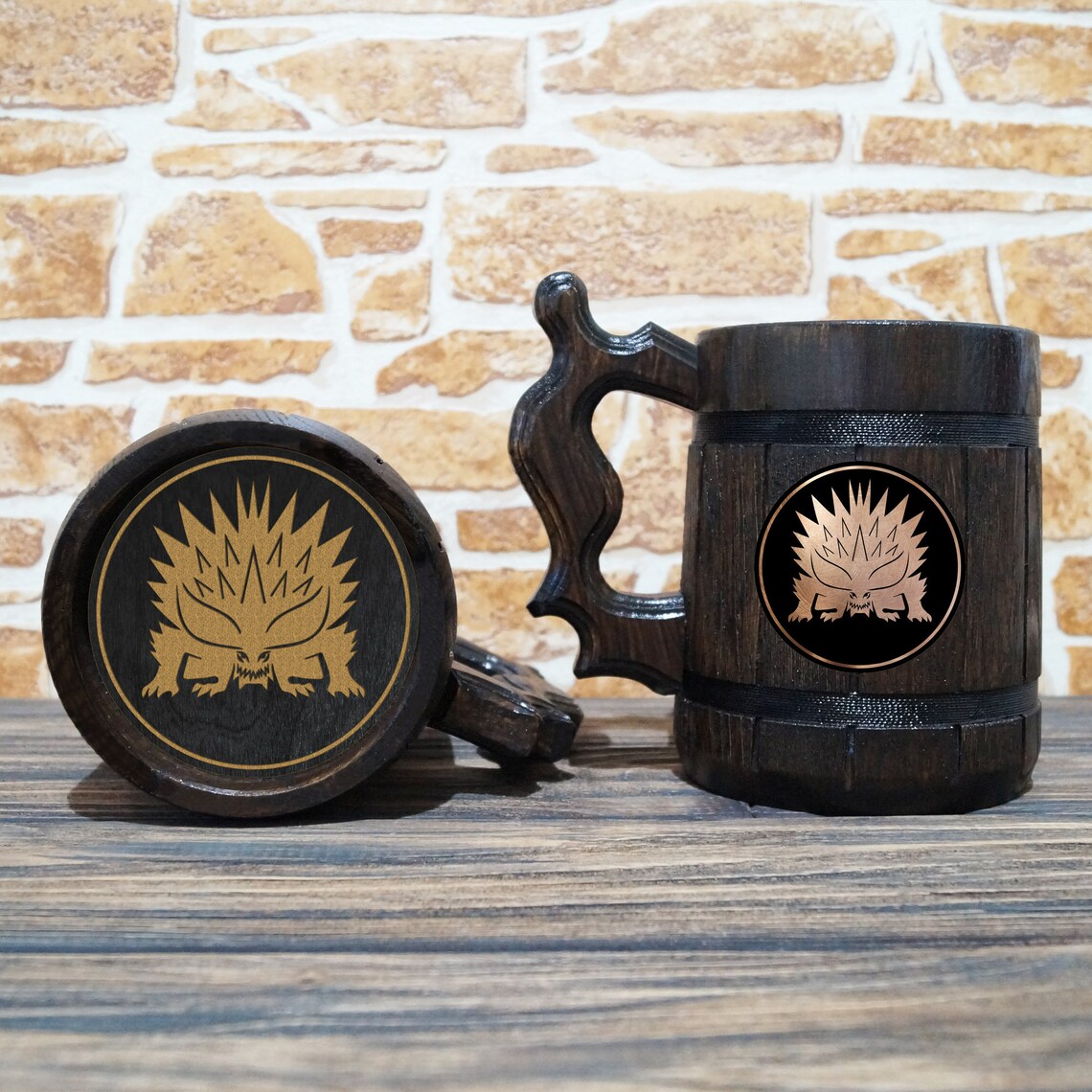 Nergigante Monster Hunter World Beer Mug Personalized MHW Etsy