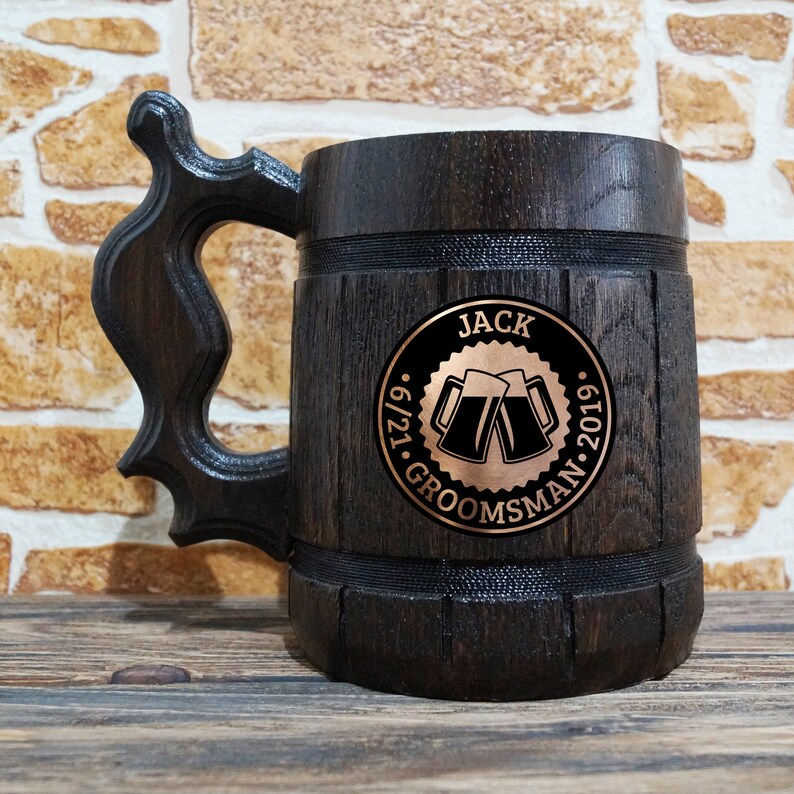 personalized beer steins for groomsmen
