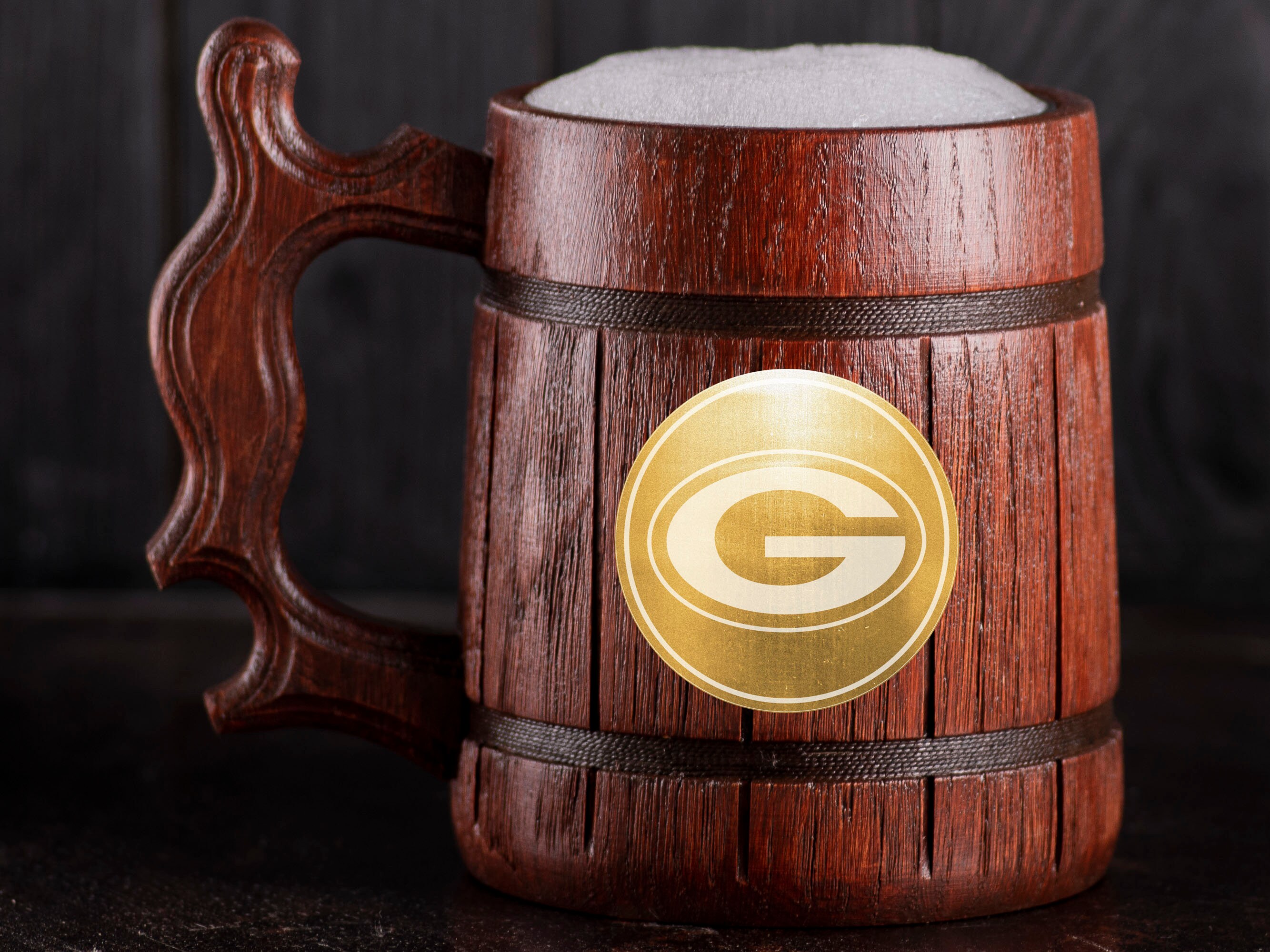 Green Bay Packers Beer Mug Sport Stein American Football Etsy