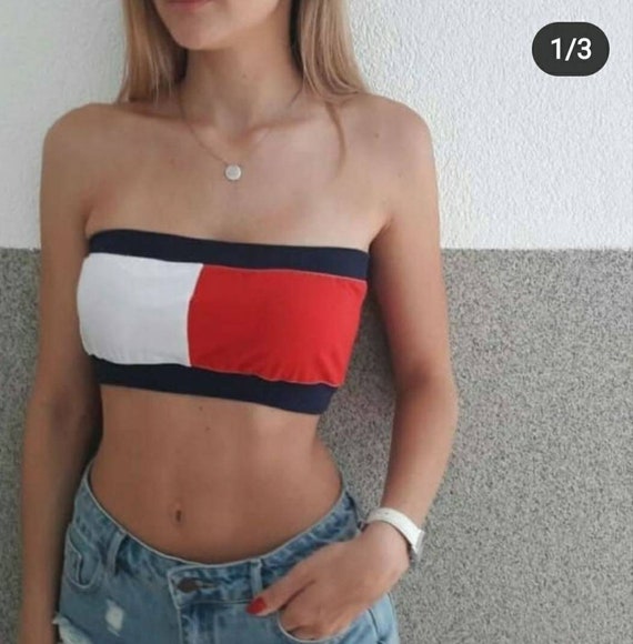 tommy hilfiger 90s crop top