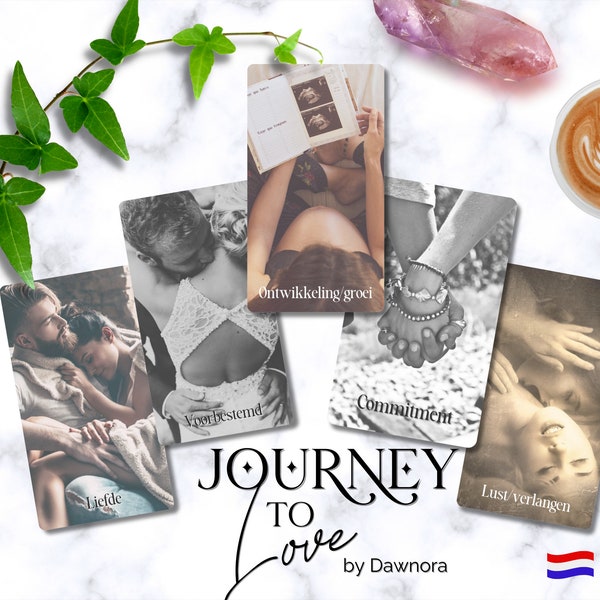 Journey To Love Orakel, kaartendeck, Orakelkaarten, intuïtieve kaarten, Nederlands