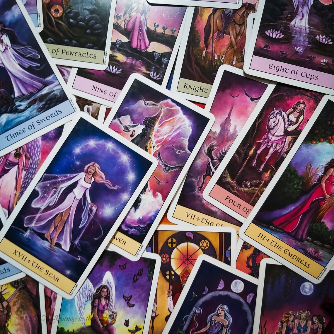 Crystal Visions Tarot 79 Cards With White Booklet Feminine Etsy
