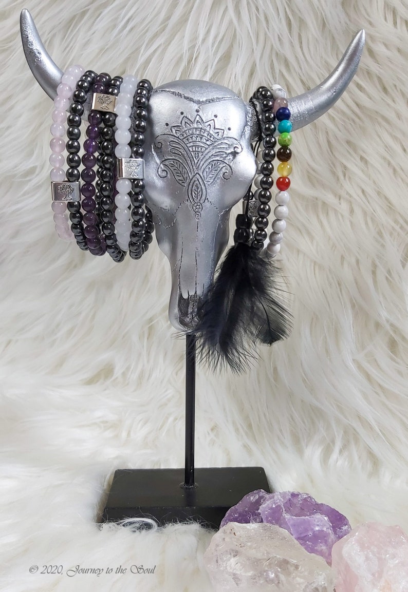 Boho Magnetic Rozenkwarts Armband past altijd Hematite gemstone bracelet