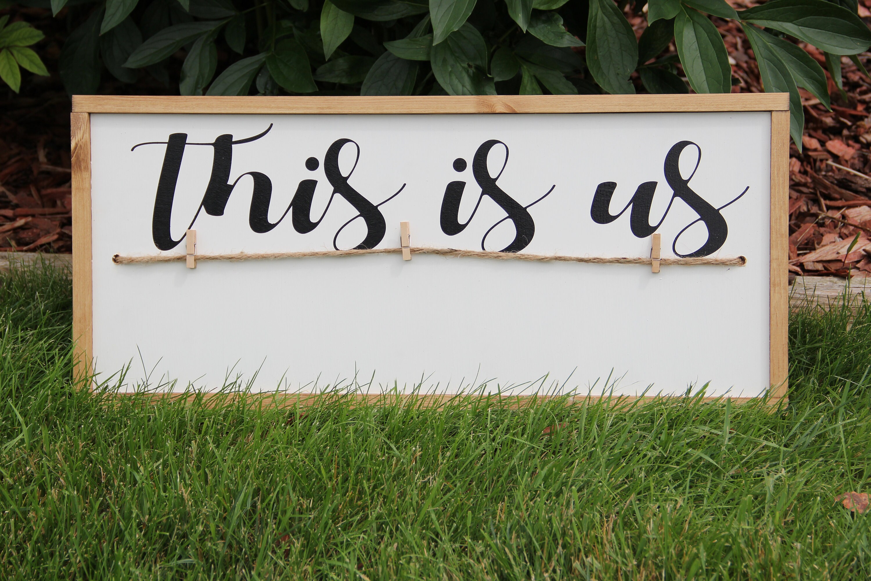 This Is Us Sign Decor Art Hand Crafted