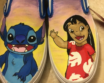 lilo and stitch vans slip ons