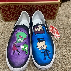 Invader Zim inspired Shoes | Etsy