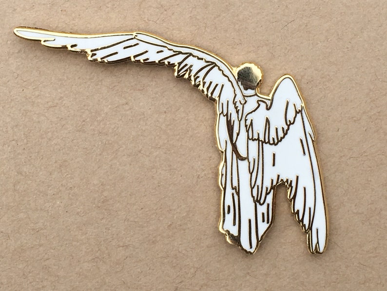Angel Enamel Pin | Etsy
