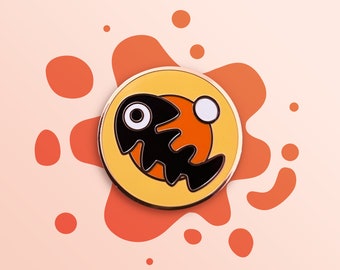 Splatoon3 Salmon Run Animal Pins - Squid Fish Badge - Friendly Gift for Friend/Classman/Colleague/Family/Sister