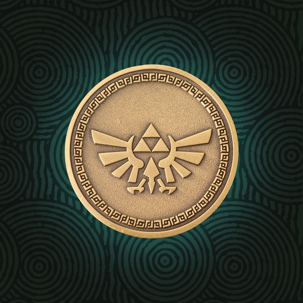 Moneda de recuerdo de Lágrimas del Reino - Llavero Legend of Zelda