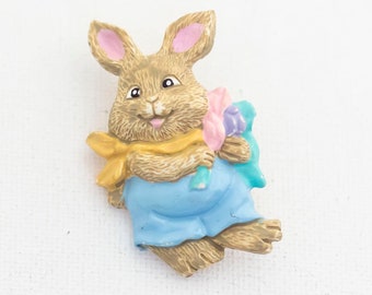 Adorable Easter Bunny Brooch - A4