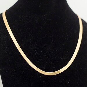 24 Zoll Gold Ton Vintage lange Kette - A2