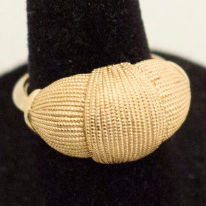 Size 7 Vintage Avon Ring, Filigree Ring, Gold Avon Ring, Vintage Avon Ring, Textured Avon Ring, Fancy Avon Ring, Victorian Avon Ring