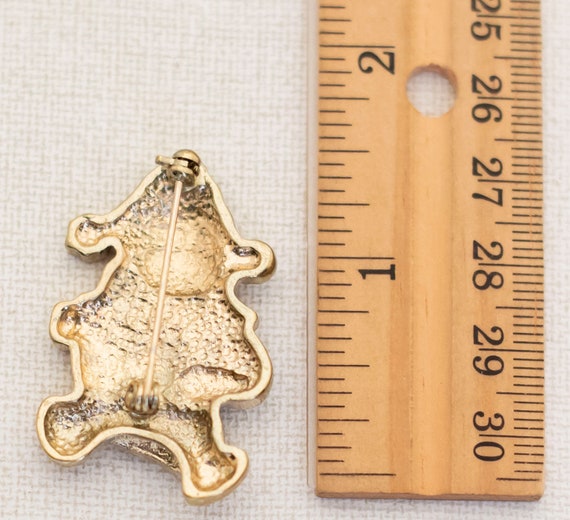 Vintage Cute Christmas Animal Brooch, A12 - image 2