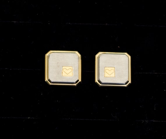 Silver 850 Cuff Link, Silver Cuff Links, Love Hear