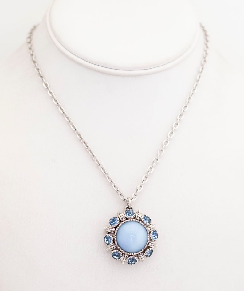 24'', Vintage Blue Star Necklace by Avon A5 image 2