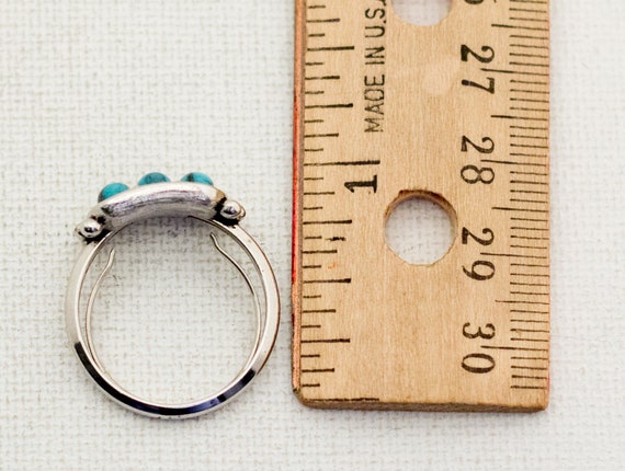 Size 7, Turquoise Ring, Indian Ring, Native Ring,… - image 3