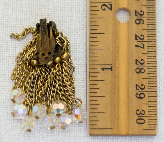 Vintage Shaggy Multi-Chain Dangle Earrings - i1 - image 2