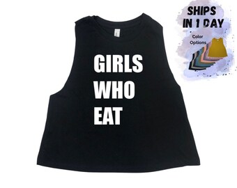 Girls Who Eat women's crop tank