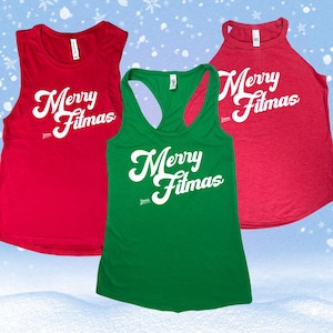 Merry Fitmas Tank, Christmas Workout Tank, Gym Christmas Gift,  Crossfit Tank, Christmas running tank, Holiday fitness top
