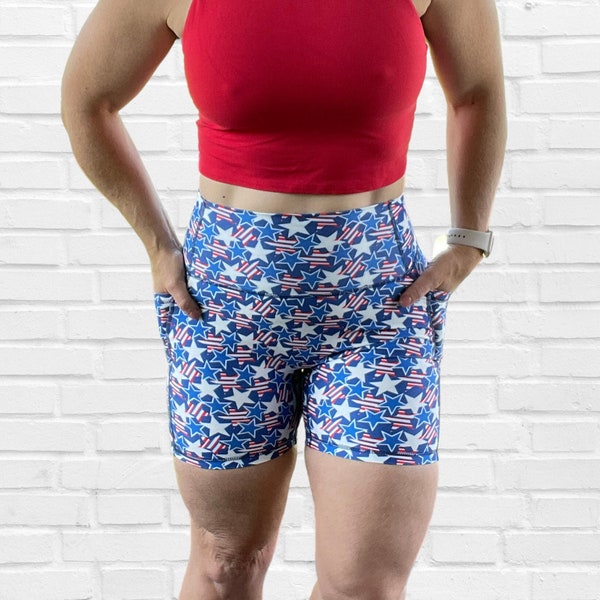 Patriotic Shorts - Etsy